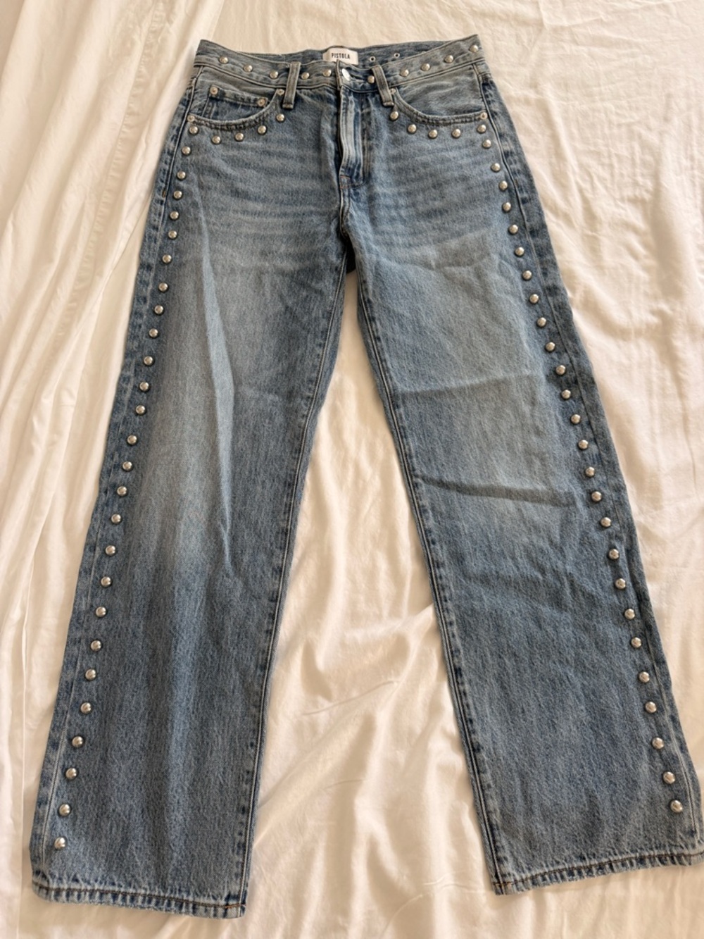 Pistola Midrise Studded Jeans - 26